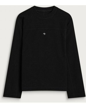 REPRESENT 247 Waffle Sweatshirt - Black