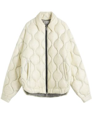 Cole Buxton Translucent Taped Shirt Jacket - Natural