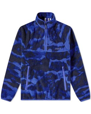 adidas Adventure Half Zip Fleece - Blue