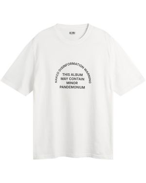 ACMH by Magic Castles Naked Disinformation T-Shirt - White