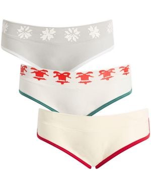 Skims X Cpfm Cotton Jersey Micro Short 3-Pack - White