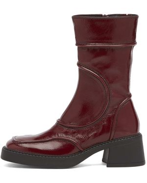 Miista Malene Burgundy Ankle Boot - Brown