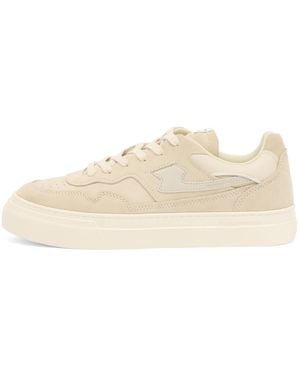 Stepney Workers Club Pearl Ii S-Strike Suede Trainer - Natural