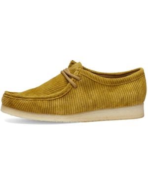 Clarks Wallabee Corduroy - Yellow