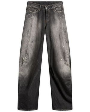 Acne Studios Trafalgar Twisted Baggy Jeans - Grey