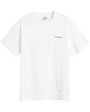 POLAR SKATE Doodle Contrast T-Shirt - White