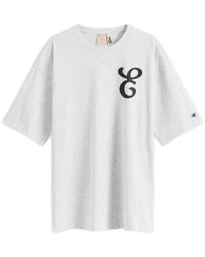 E by END. Champion For T-Shirt - White