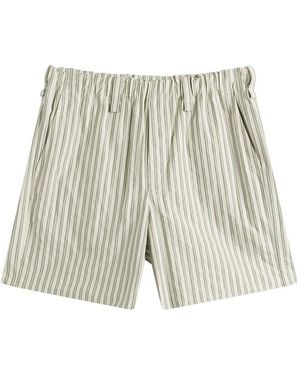 Homme Plissé Issey Miyake Stripe Short - Green
