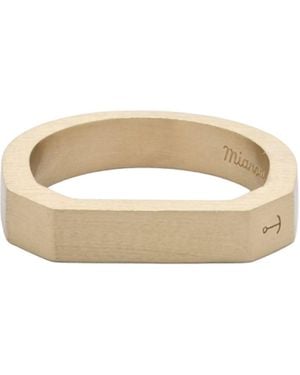 Miansai Hex Plated Ring - Natural