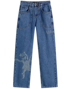 Ahluwalia Laser Jeans - Blue