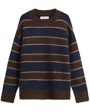Samsøe & Samsøe Sajeanne Hairy Knit Sweater - Blue