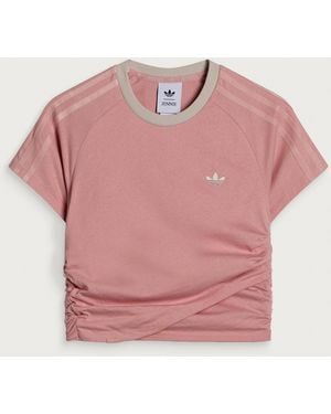 adidas X Jennie Layer Crop T-Shirt - Pink