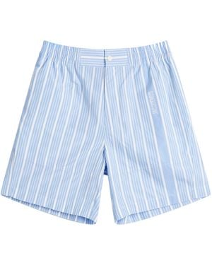 Jacquemus Stripe Shorts - Blue
