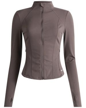 Tala Dayflex Zip Through Running Jacket - Brown