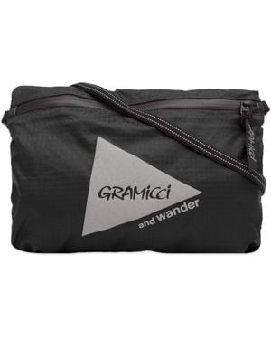 Gramicci X And Wander Nylon Sacoche - Black