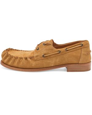 Dries Van Noten Boat Shoes in Black for Men | Lyst UK