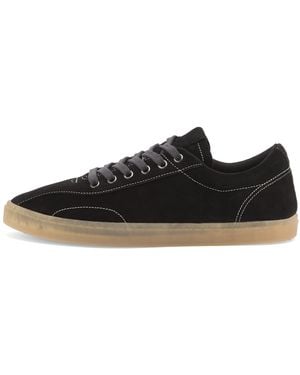 Stepney Workers Club Surma Suede Trainer - Black