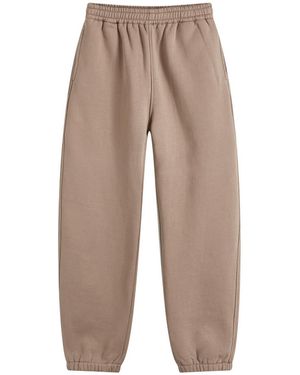 AURALEE Smooth Soft Sweat Pants - Brown