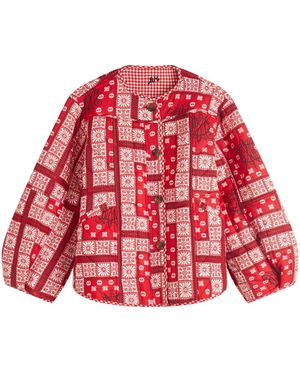 Damson Madder Macy Reversible Jacket - Red