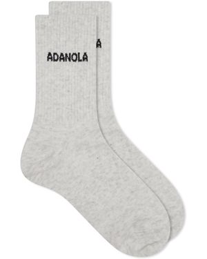 ADANOLA Socks Light Melange - Gray