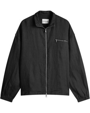 MKI Miyuki-Zoku Linen Track Jacket - Black