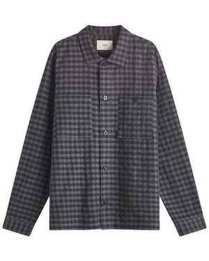 Folk Patch Overshirt - Grey