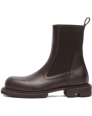 Rick Owens Gabe Beatle Boot - Brown