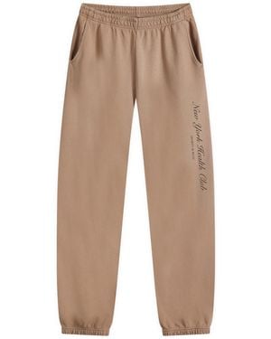 Sporty & Rich Ny Health Club Sweatpant - Brown