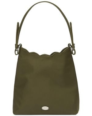Damson Madder Heavy Satin Lorelai Bag - Green
