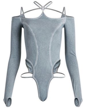 Miss Sixty Knwls X Bodysuit - Blue