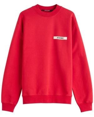 Jacquemus Grosgrain Sweatshirt - Red