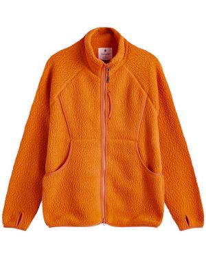 Snow Peak Thermal Boa Fleece Jacket - Orange