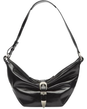 Marge Sherwood Belted Hobo Shoulder Bag - Black