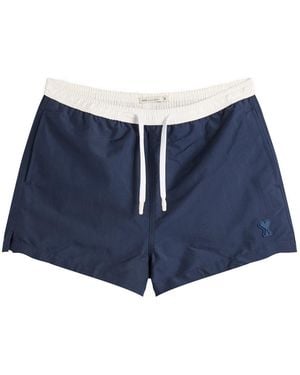 Ami Paris Bicolour Swimsuit - Blue