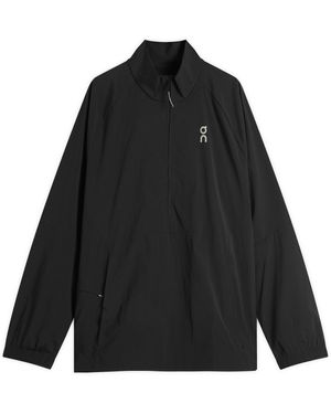 On Shoes All-Day 1/2 Zip Jacket - Black