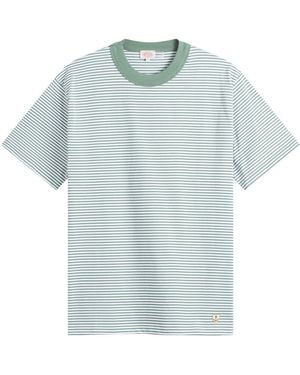 Armor Lux Fine Stripe T-Shirt - Blue