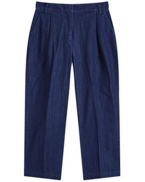 YMC Earth Market Trouser - Blue