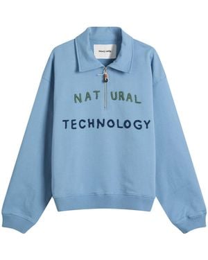 STORY mfg. Geo Pullover - Blue