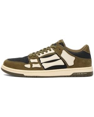 Amiri Skel Low Top Trainer - Brown