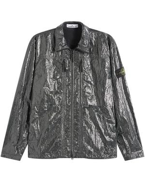 Stone Island Nylon Lucido Jacket - Black