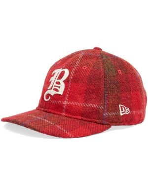 KTZ Boston Braves Harris Tweed 9Fifty Adjustable Cap - Red