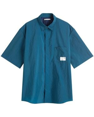 Uniform Experiment Crystal Nylon Ventilation Shirt - Blue