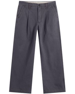 BOUND Heavy Canvas Workwear Pants - Blue
