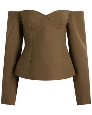 SIR. Sartoria Bodice Top - Green