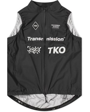 Pas Normal Studios T.k.o Mechanism Rain Gilet - Black