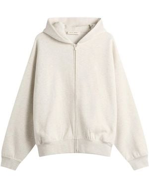 Fear Of God Signature Classic Zip Hoodie - White