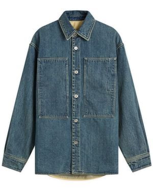 Jil Sander Relaxed Fit Denim Shirt - Blue