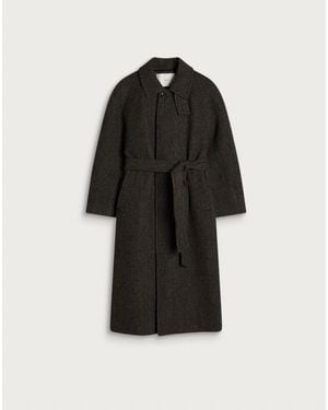 DUNST Balmacaan Coat Jacket - Black