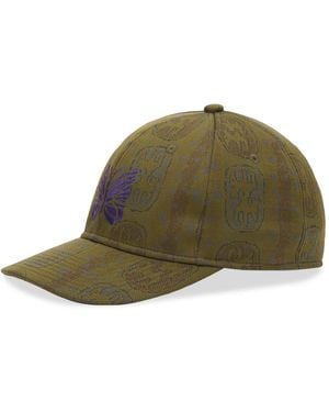Needles Jacquard Baseball Cap - Green