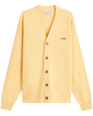 Drole de Monsieur Logo Cardigan - Yellow